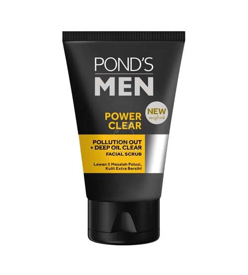 Pond Men Power Clear Pollution Out Deep Oil Clear Facial Scrub